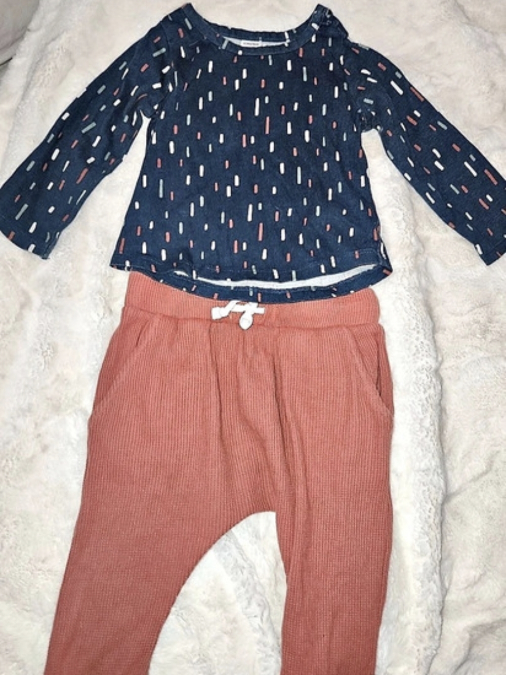 Nordstrom Matching Set Abstract Print Baby 12M